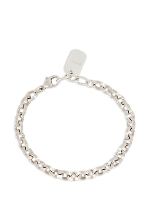 Saint Laurent logo-plaque bracelet - Silver