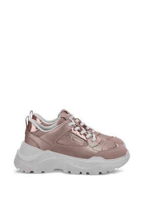 Versace Jeans Couture logo perforated sneakers - Pink