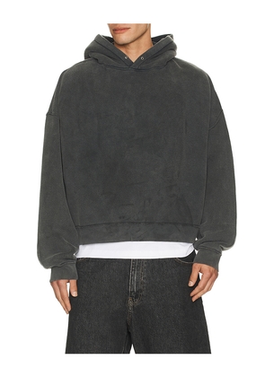 Sunflower Hood Sweatshirt in Charcoal. Size L. Also in M.