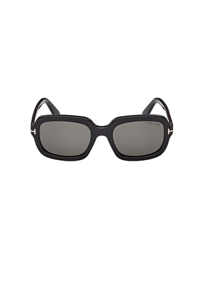 TOM FORD Lana Sunglasses in Black.