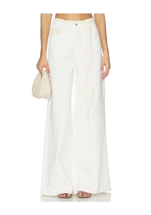 Sabina Musayev Maja Pants in White. Size M. Also in S, XL.