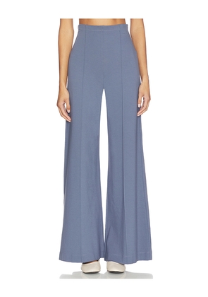Ripley Rader Ponte Knit Wide Leg Pant in Blue. Size M. Also in S, XS.