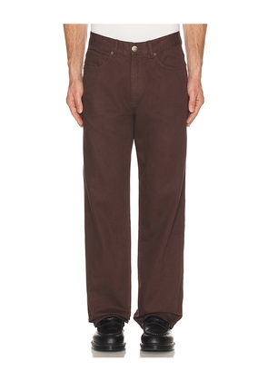Palmes Coarse Trousers in Brown. Size 46. Also in 50.