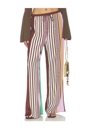 ROAME. Miles Pant in Brown. Size L. Also in M, S, XL, XS.