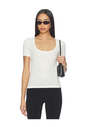 PAIGE Etoile Top in Ivory. Size L. Also in M, S, XL, XS, XXS.