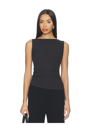 PAIGE Reggie Top in Black. Size L. Also in M, S, XL, XS, XXS.