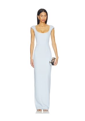SAU LEE Brooke Gown in Baby Blue. Size 0. Also in 10, 2, 4, 6, 8.