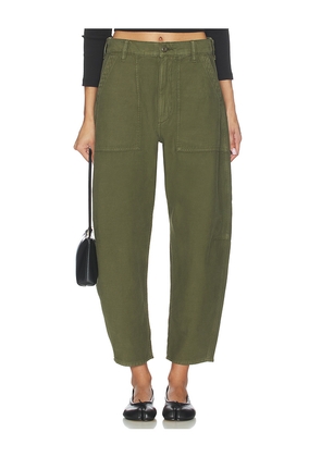 Polo Ralph Lauren Reverse Sateen Tapered Pants in Army. Size 0. Also in 00, 2, 4.