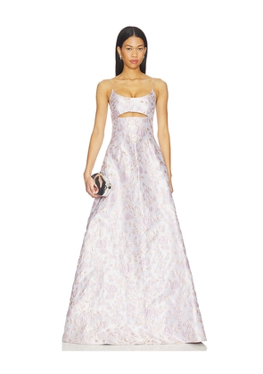 SAU LEE Jacinda Gown in Lavender. Size 0. Also in 10, 12, 2, 4, 6, 8.