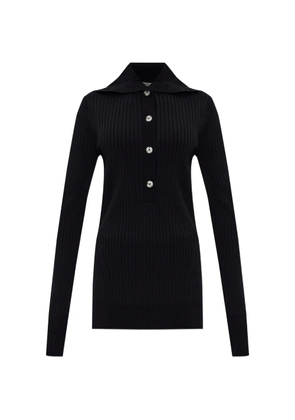 ENTIRE STUDIOS button-up polo top - Black