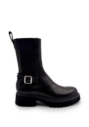 GUGLIELMO ROTTA buckle platform boots - Black