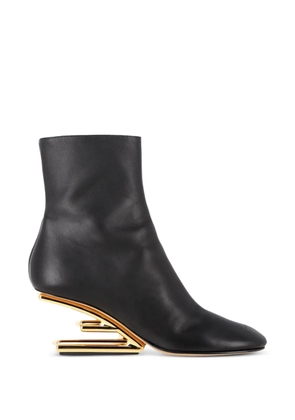 Fendi Pre-Owned First leather ankle boots - Black