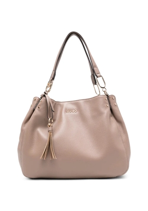 LIU JO tassel-detail tote bag - Neutrals