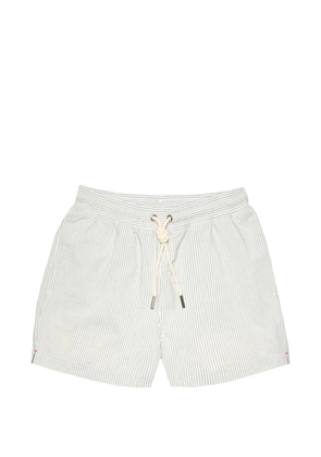 Orlebar Brown Jack Seersucker stripe swim shorts - White