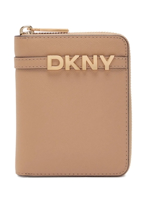 DKNY logo-strap wallet - Neutrals
