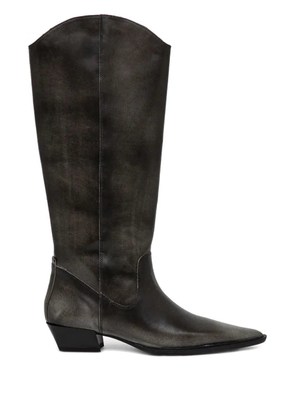 VAGABOND 40mm Cassie pointed-toe knee-high boots - Grey