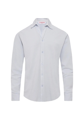 Orlebar Brown Giles pique shirt - Blue