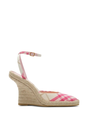 Burberry Check Mews espadrille pumps​ - Pink