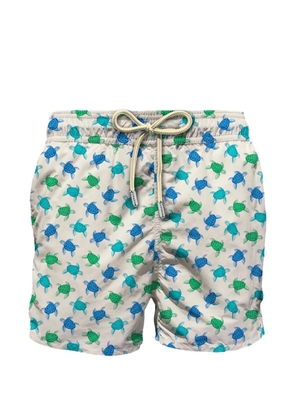 MC2 Saint Barth turtle print swim shorts - Neutrals