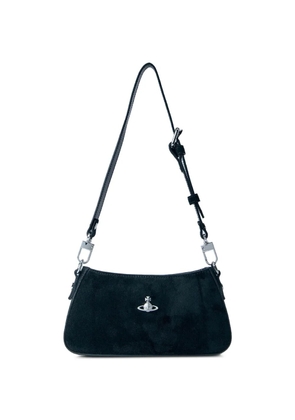 Vivienne Westwood Tasha suede shoulder bag - Black