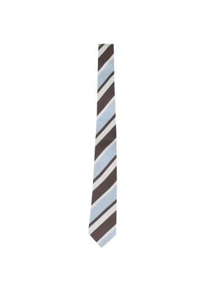 Tagliatore striped tie - Brown