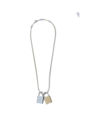 OUR LEGACY Riddle padlock-pendants chain necklace - Gold