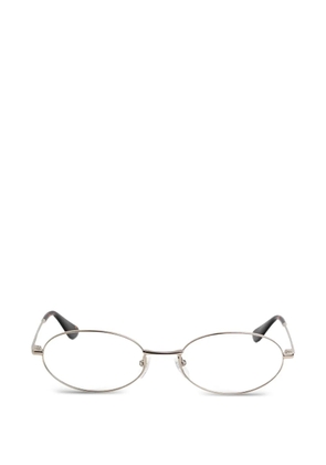 GIGI STUDIOS Isola oval frame glasses - Silver