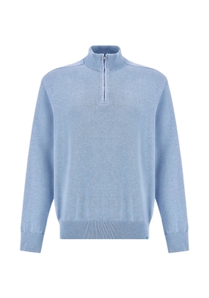 Paul & Shark half-zip cotton sweater - Blue