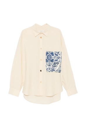Ih Nom Uh Nit chest-pocket shirt - Neutrals