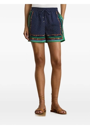 Lauren Ralph Lauren polka dot print shorts - Blue