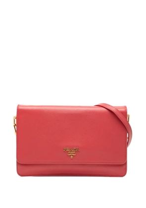 Prada Pre-Owned 2013-2025 Saffiano Lux Wallet On Chain crossbody bag - Pink