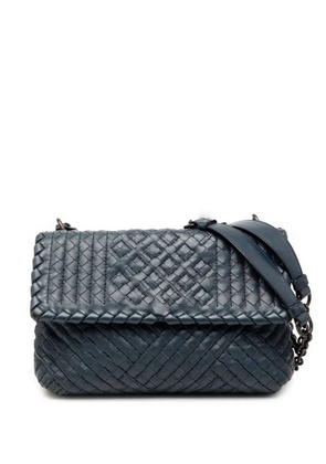 Bottega Veneta Pre-Owned 2012-2025 Small Nappa Intrecciato Boutis Olimpia shoulder bag - Blue