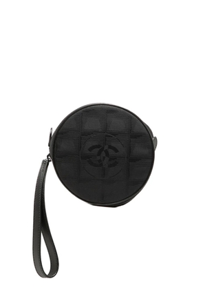 CHANEL Pre-Owned 2000-2002 New Travel Line Nylon Wristlet pouch - Black