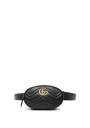 Gucci Pre-Owned 2016-2026 GG Marmont Matelasse Leather belt bag - Black