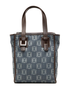Loewe Pre-Owned 2003 Anagram Denim tote bag - Blue