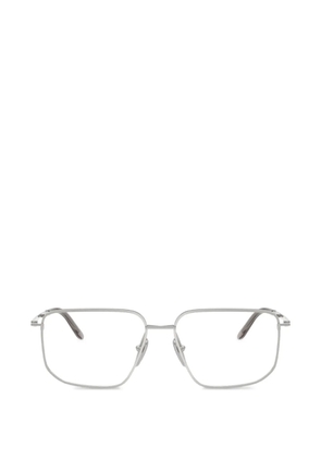 Prada Eyewear rectangle glasses - Silver