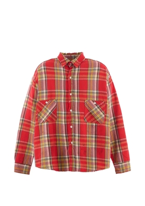 SAINT MXXXXXX check pocket shirt - Red