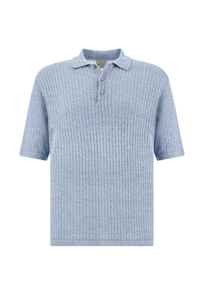 Paul & Shark ribbed polo shirt - Blue