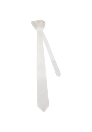 Dolce & Gabbana diagonal tie - White