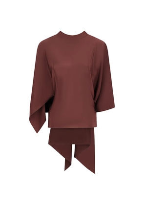 Stephan Janson cape tie coat - Brown