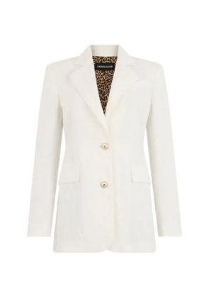 Roberto Cavalli button-up blazer - White