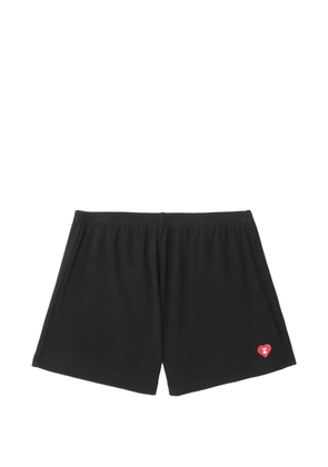 APEE™ by *A BATHING APE® heart-motif cotton shorts - Black