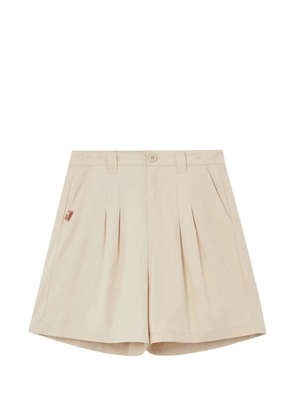 CHOCOOLATE pleated shorts - Neutrals