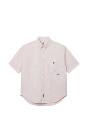 CHOCOOLATE striped pocket shirt - Pink
