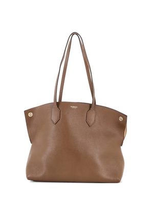 Burberry Pre-Owned Society Leather Large tote bag - Brown