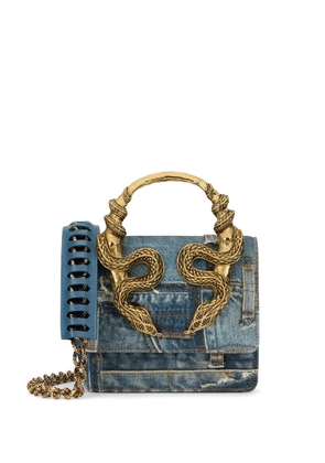 Roberto Cavalli Serpentine tote bag - Blue