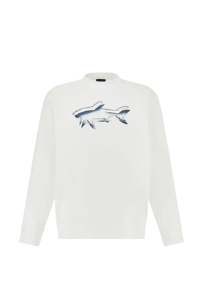 Paul & Shark Shark-print sweatshirt - White