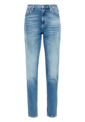Calvin Klein Jeans high-rise tapered jeans - Blue