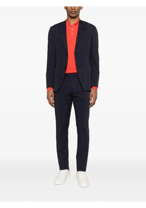 Drumohr buttoned long-sleeve polo shirt - Orange