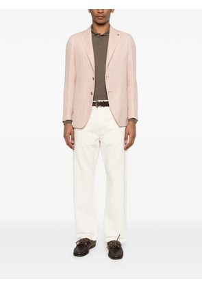 Drumohr long-sleeve polo shirt - Brown